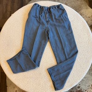 Lord & Taylor 100% Tencel Chambray Pull-On Pants –‎ Size 6